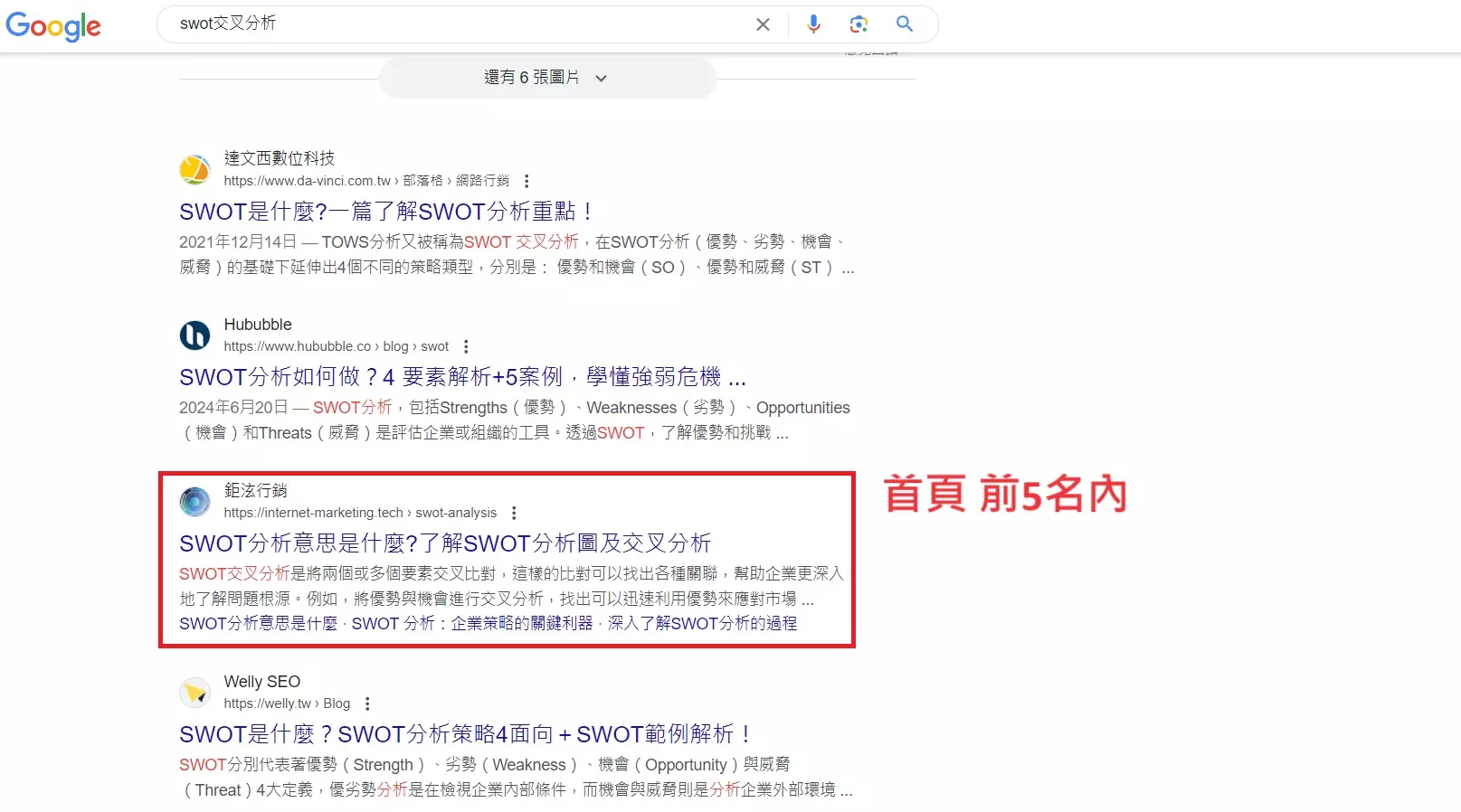swot交叉分析