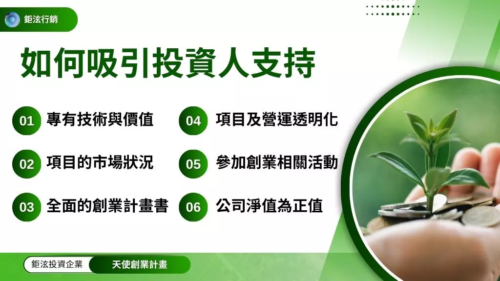 天使投資人登記|申請(天使創業計畫)獲得投資支持8